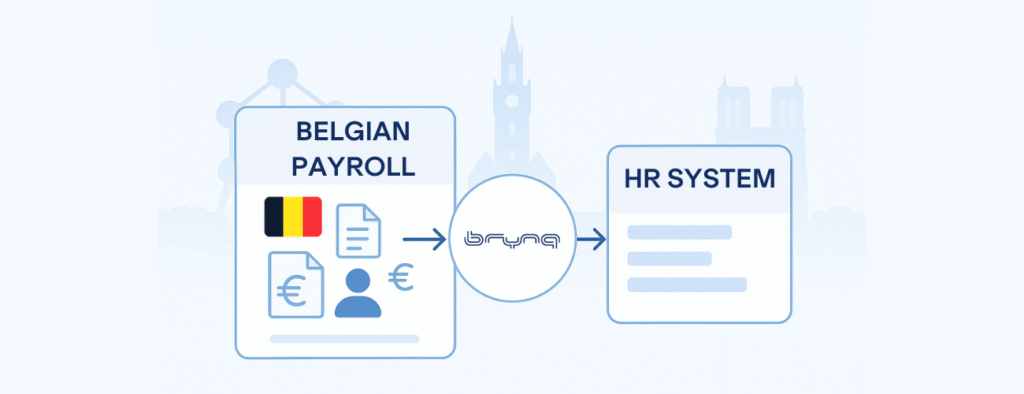payroll interface belgium with global HCM systems