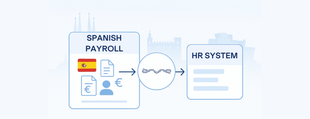 payroll interface Spain for HCM systems