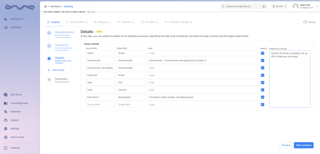 Nieuwe koppeling - BrynQ 6.0: Slimmer interfacebeheer met een fris ontwerp en nieuwe functies
