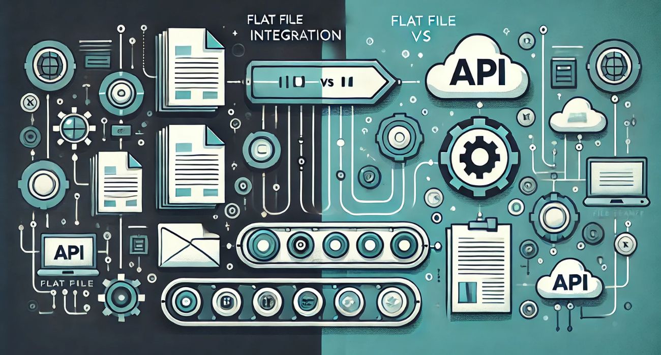 flat file integration vs API integration