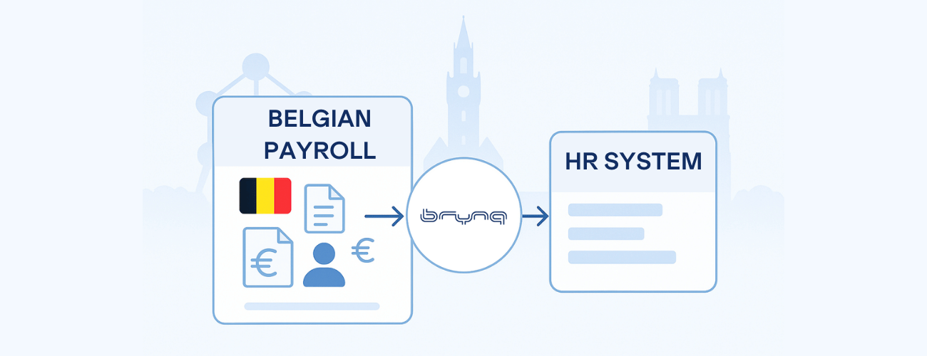 payroll interface belgium with global HCM systems