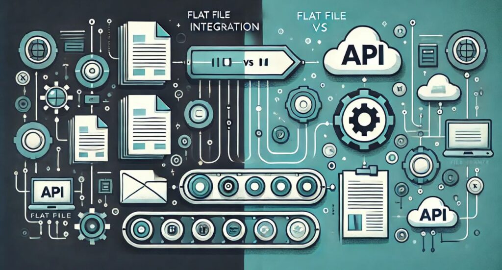 flat file integration vs API integration - BrynQ flat file integration vs API integration