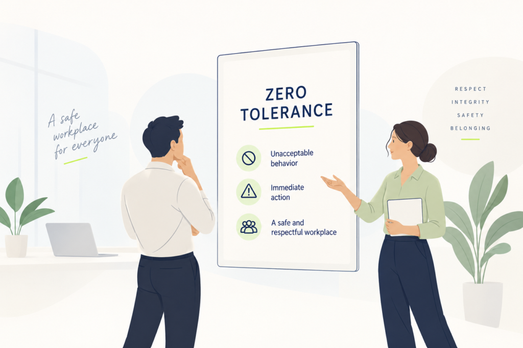 Zero Tolerance Policy